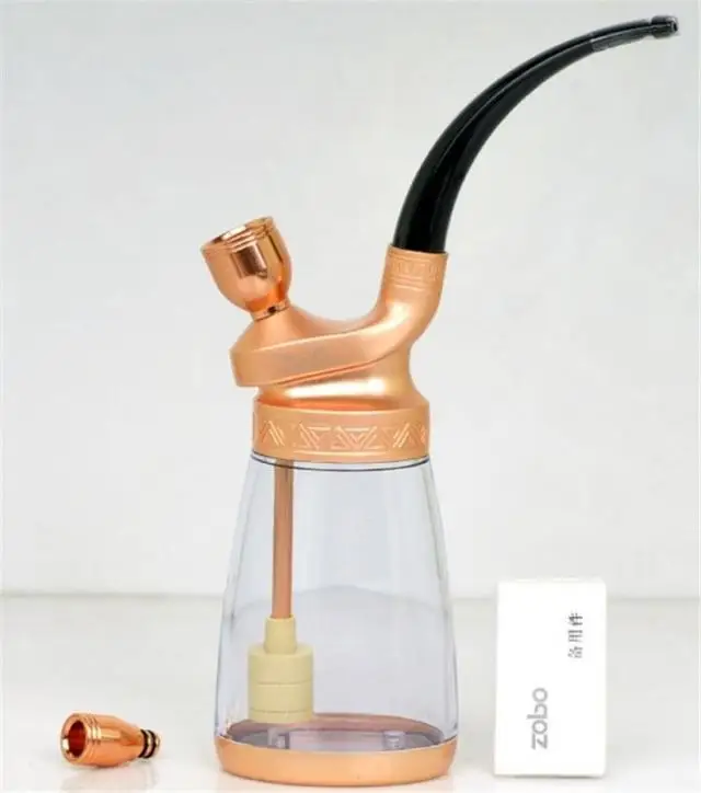 Luxury Hookah Dual use Water Smoking Pipe Cigarette Holder For Healthy