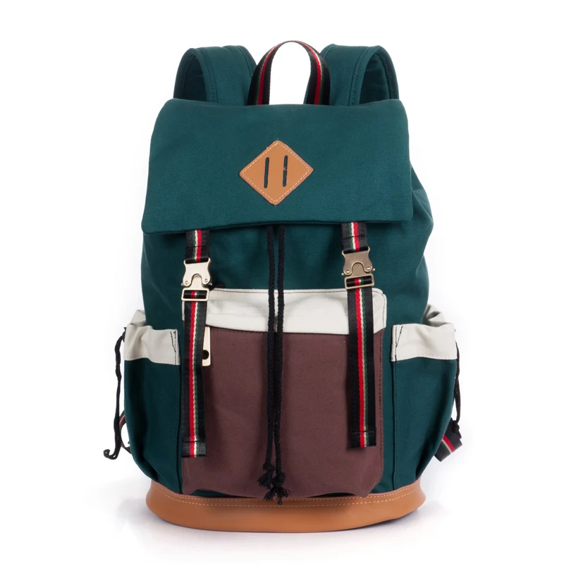 2013 fashion men women vintage knapsacks casual canvas backpack