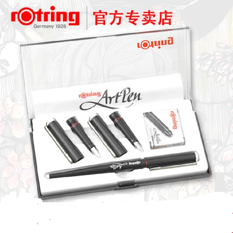 Germany Original Rotring Artpen Parallel Art Pen Sketch Drawing Calligraphy Pen 1 5 1 9 2 3 Gift Set Rotring Pen Set Rotring Setrotring Drawing Pens Aliexpress
