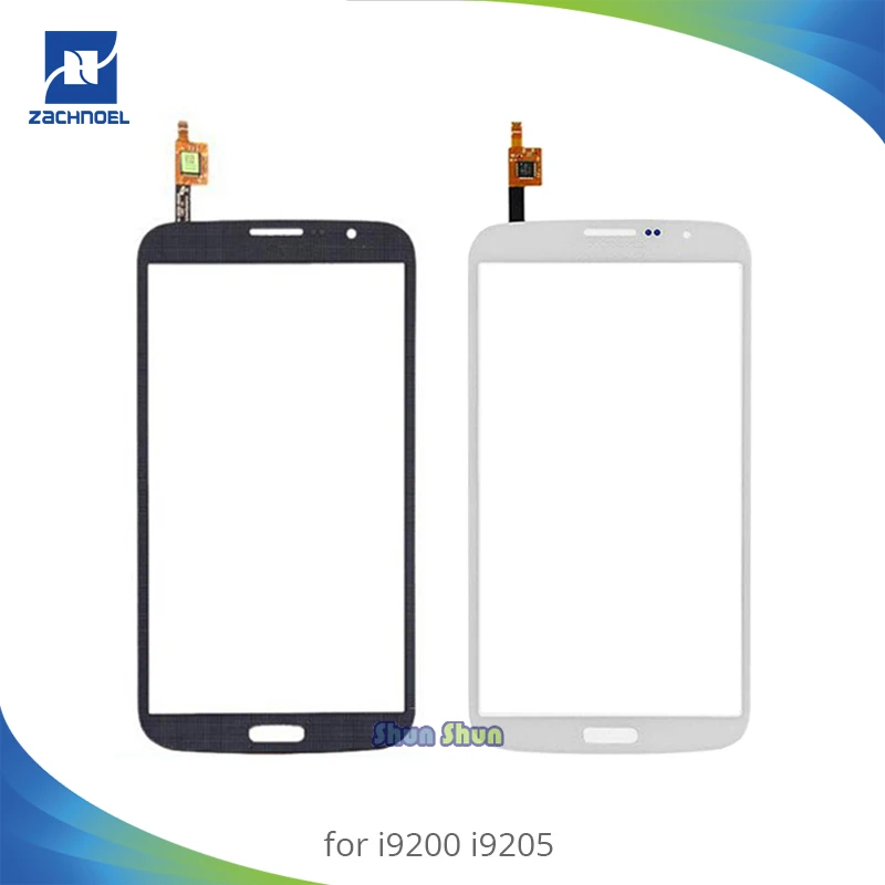 

6.3" for Samsung Galaxy Mega 6.3 GT-I9200 i9200 GT-I9205 i9205 Touch Screen Digitizer Sensor Front Glass Lens Panel Blue White