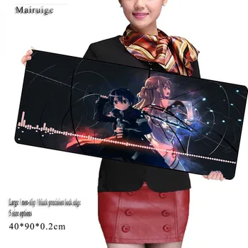 

Mairuige Sword Art Online Large Game Gaming Mouse Pad 900*400mm High Quality DIY Picture with Edge Locking Mouse Mat for CSGO