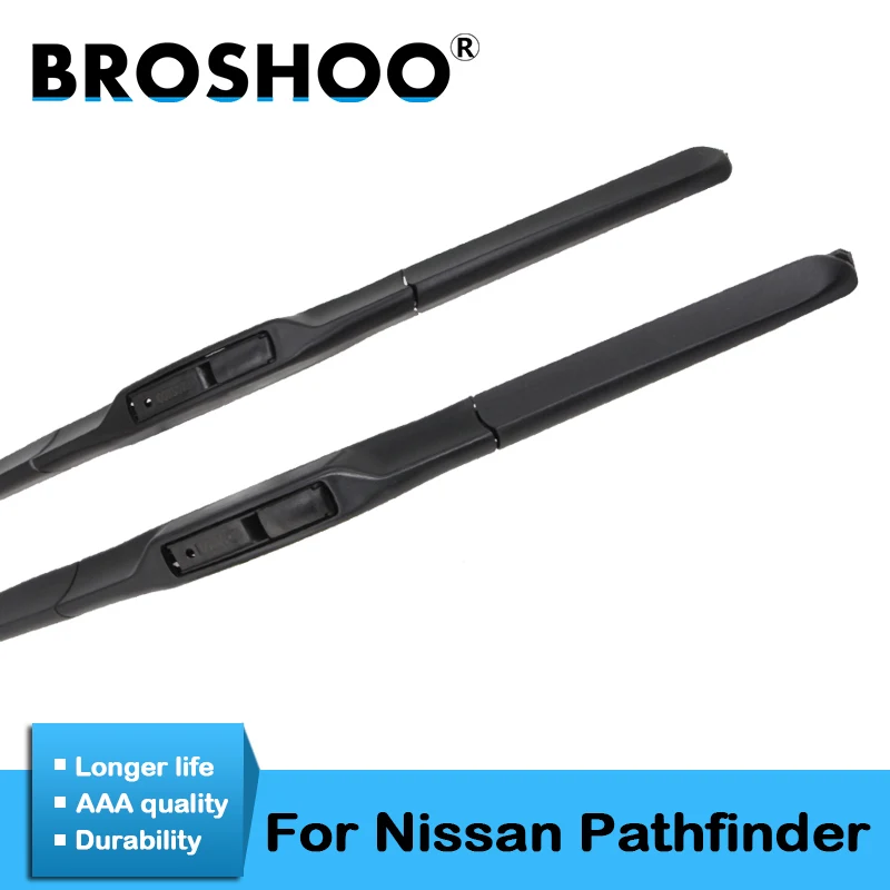 

BROSHOO Car Wipers Blade For Nissan Pathfinder R51 R52 2005 2006 2007 2008 2009 2010 2011 2012 2013 2014 2015 2016 2017 2018