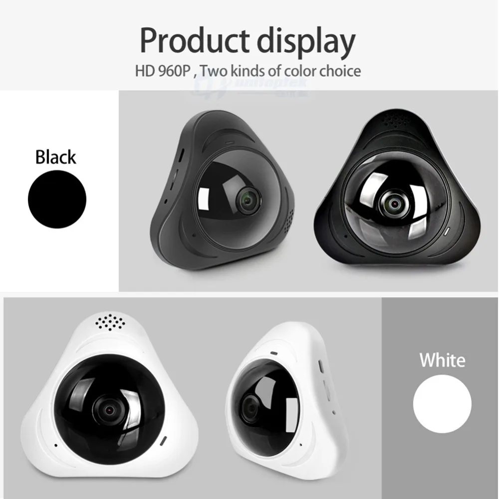 3D VR Wi Fi камера 360 градусов панорамная IP 960P МП рыбий глаз беспроводная Смарт со