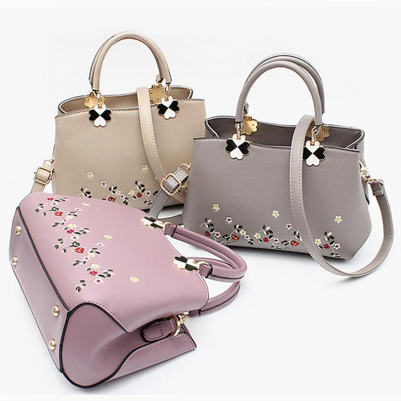Женская маленькая сумка с вышитыми цветами, модная брендовая сумка через плечо, женская сумка, роскошная сумка