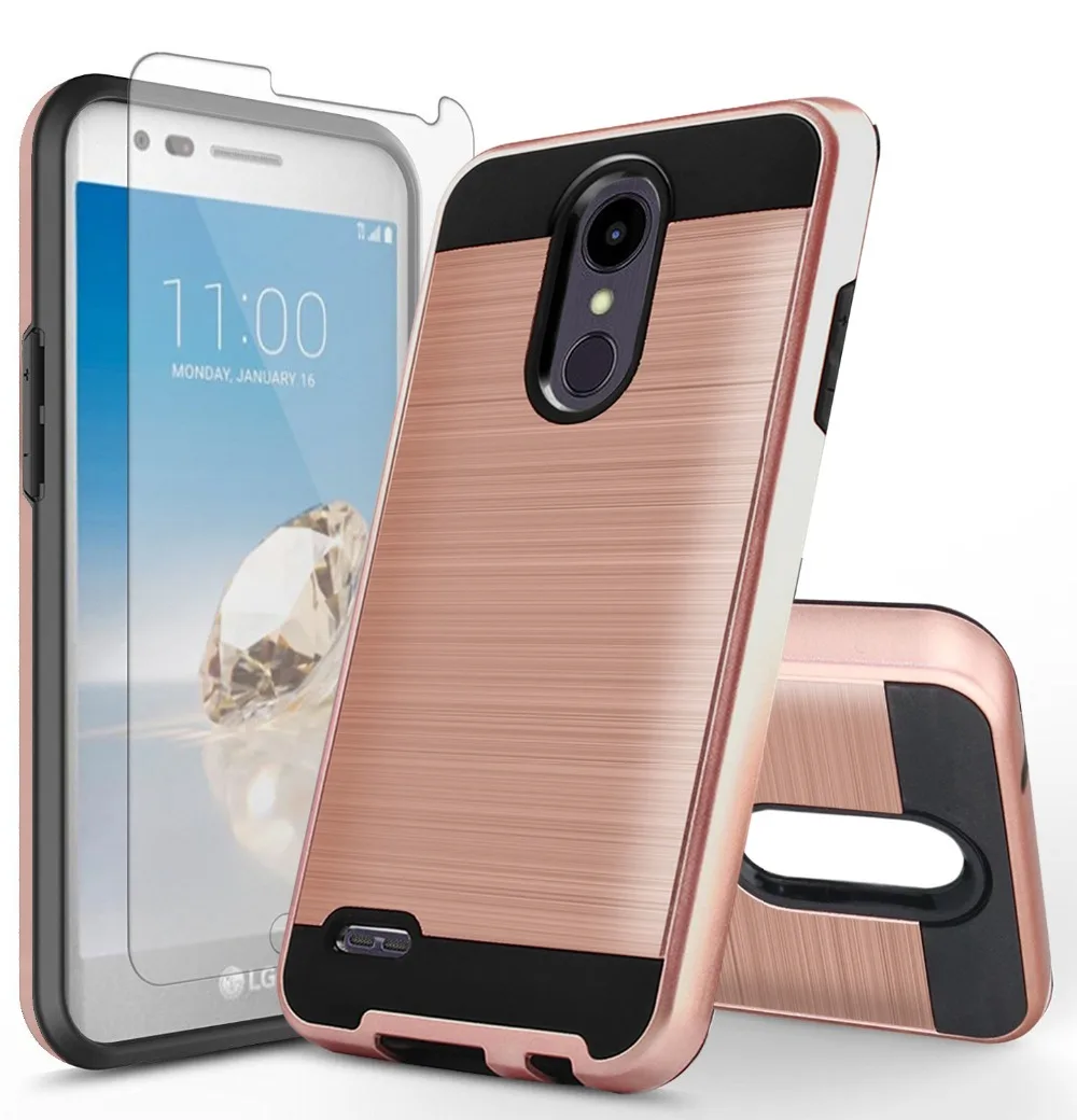 2 in 1 Hybrid Armor Cases For LG Aristo 2 X210MA /Tribute