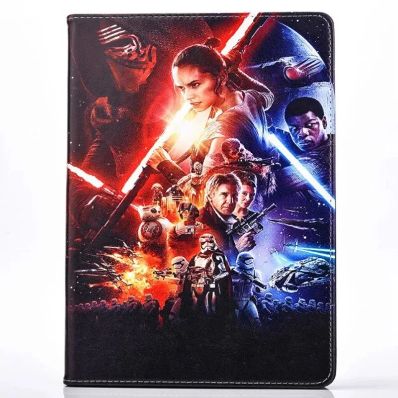 

Case for Apple ipad Pro 9.7 / air 3 / ipad 7 Flip stand Star Wars The force awakens prints tablet Cover shell coque para housing