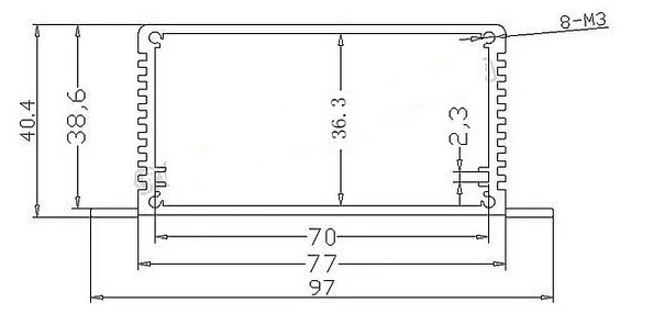 aluminum extruded enclosure project box instrument enclosure junction housing szomk chassis outlet boxes (9).jpg