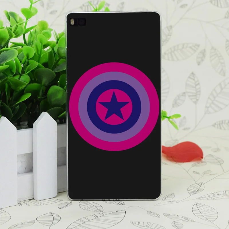 

C2894 Bisexual Pride Transparent Hard Thin Case Skin Cover For Huawei P 6 7 8 9 Lite Plus Honor 6 7 4C 4X G7