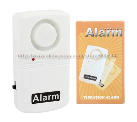 

Window Door Wireless Vibration Alarm Home Breakage Detector Anti-theft Security System & 200PCS/Lot Free Shipping