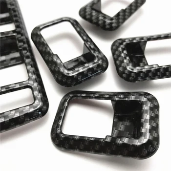 

W166 Window Switch Cover Plastic Black 5pcs Trim For Benz A B C E G GLE