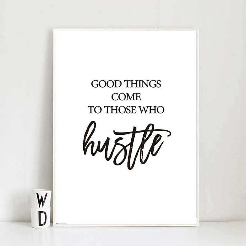 Canvas-Simple-Good-Things-Hustle-Inspirational-Typography-Motivational-Quote-Home-Decor-Kitchen-Art-Birthday-Poster-Painting