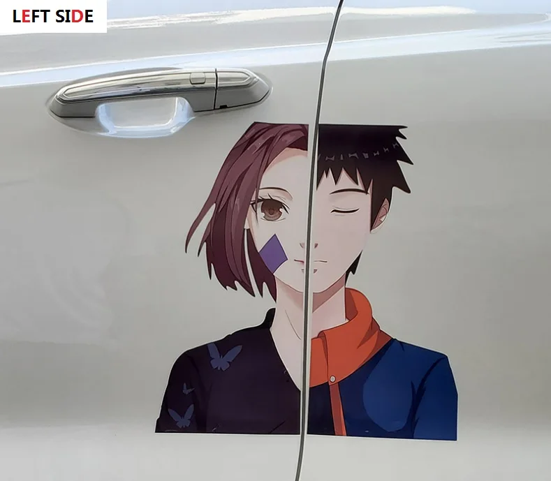 

LEFT SIDE New Naruto Car Stickers Cartoon Decoration Sticker Refit Accessories Vinyl Fashion Hot Stickers
