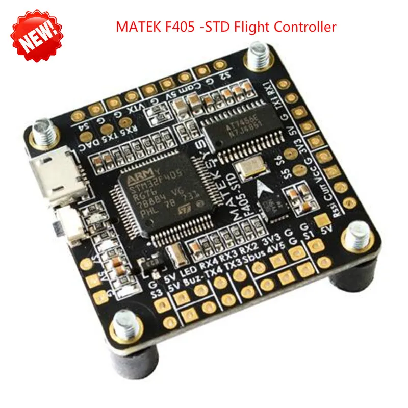 Matek F405-STD Flight Controller Betaflight OSD FCHUB-6S PDB F405 Flight Control Board DShot outputs STM32F405 For FPV RC Drone цена Matek F405-STD Flight Controller Betaflight OSD FCHUB-6S PDB F405 Flight Control Board DShot outputs STM32F405 For FPV RC Drone цены онлайн