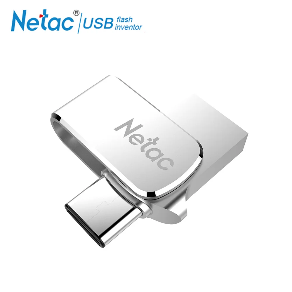 

Netac U780C USB Flash Pendrive 32G 64G USB3.0 Type-C Dual Interface Usb Pen Drive For Android OTG Metal Stick Memory Storage