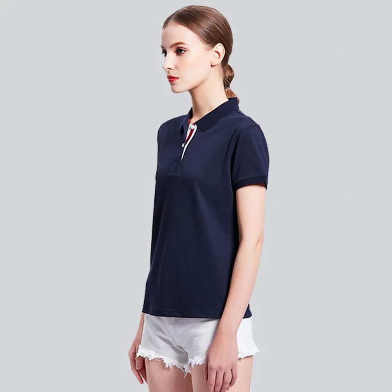 Polo shirt men summer uniforms for work Custom Printed Photo Logo For Business Staff Company Uniform