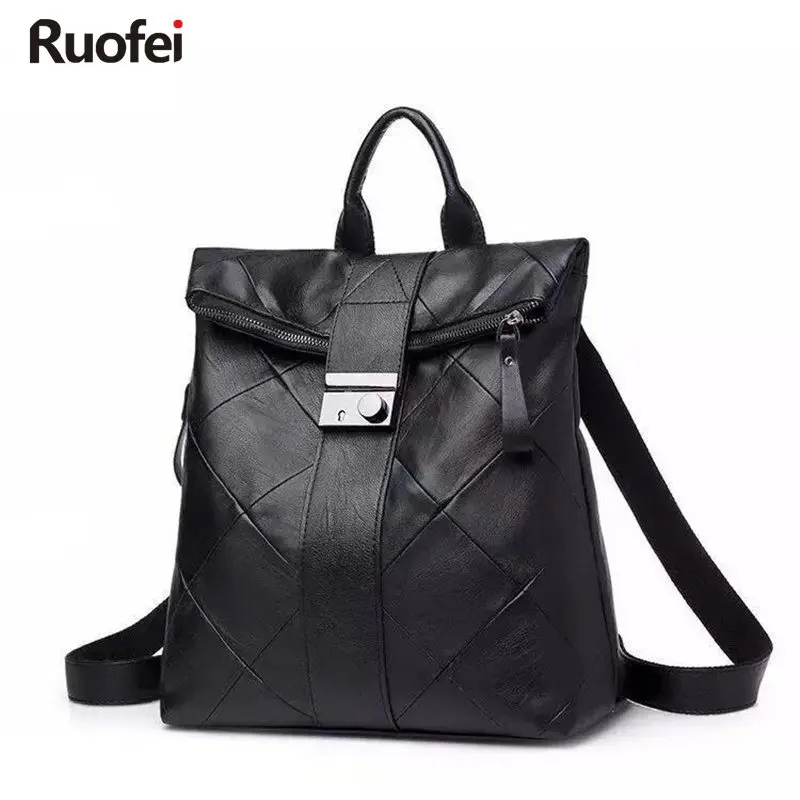 

Fashion Brand Women Backpack High Quality Youth Leather Backpacks for Teenage Girls Female School Shoulder Bag Bagpack mochila