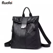 Fashion Brand Women Backpack High Quality Youth Leather Backpacks for Teenage Girls Female School Shoulder Bag Bagpack mochila Fashion Brand Women Backpack High Quality Youth Leather Backpacks for Teenage Girls Female School Shoulder Bag Bagpack mochila