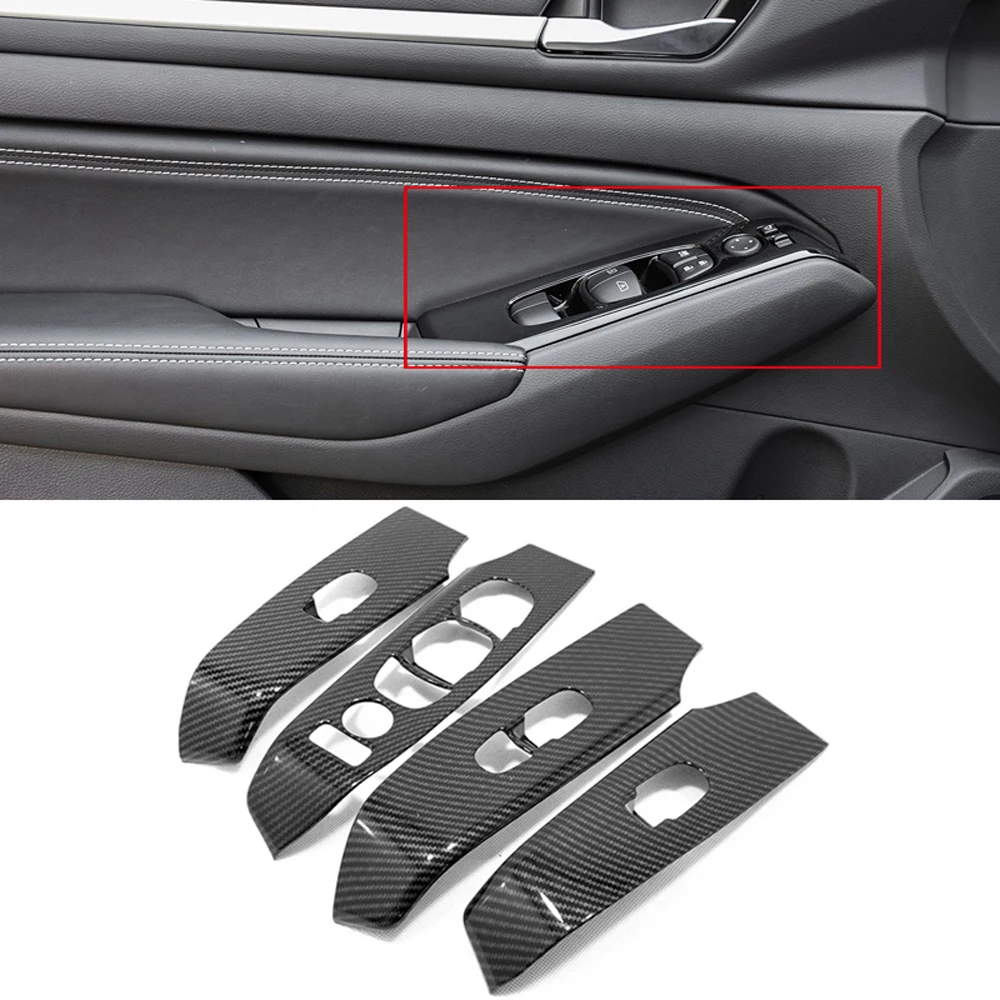

LHD! For Nissan Altima 2019 Interior Window Switch Buttons Frame Cover Trim Car Styling Accessories