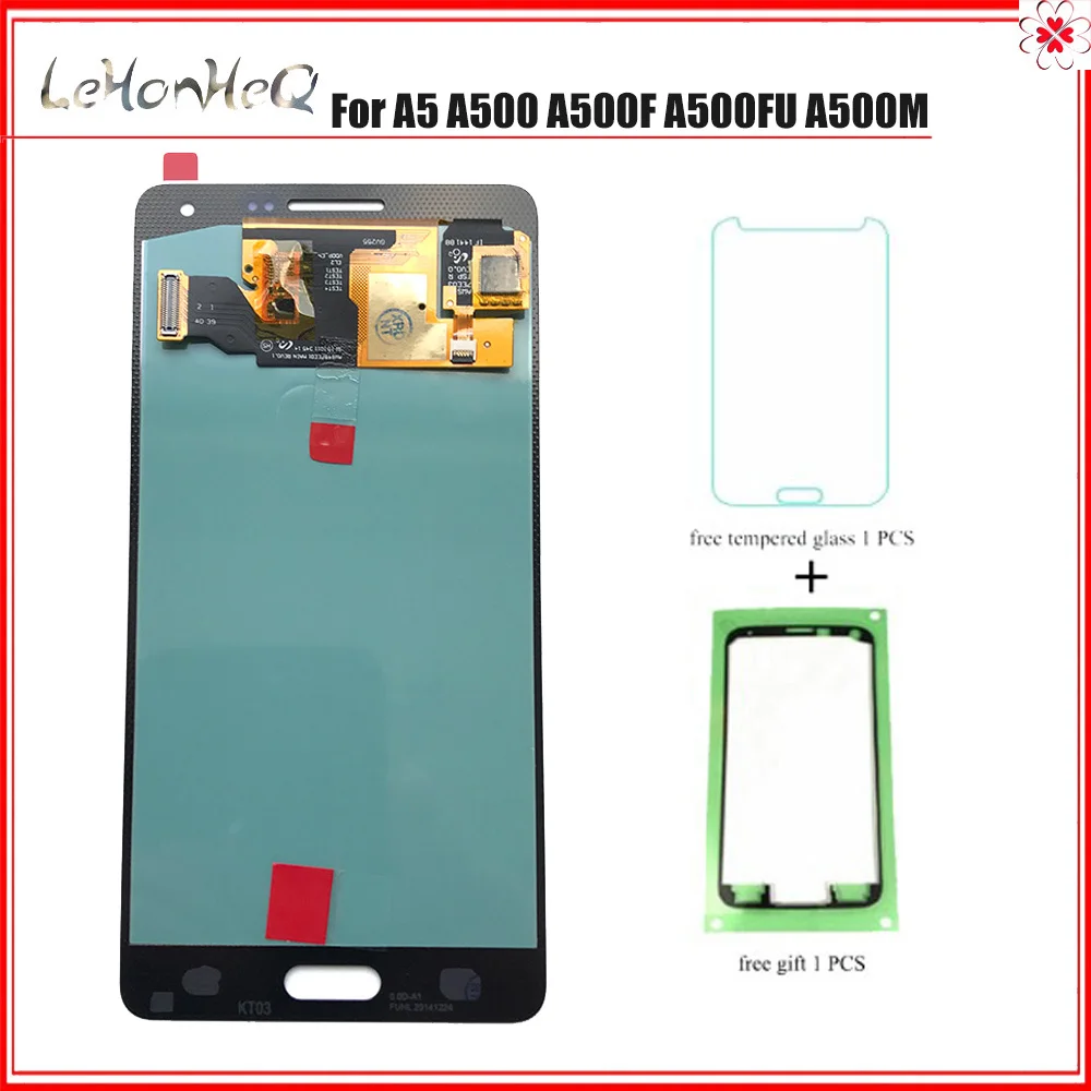 Для samsung A5 2015 A500 ЖК-дисплей сенсорный экран дигитайзер сборка для Galaxy A500F A500FU A500M