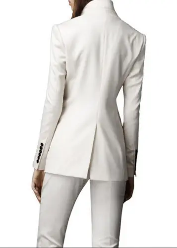 Dark Green Velvet Womens Business Suits Slim Female Trouser Suits Office Uniform