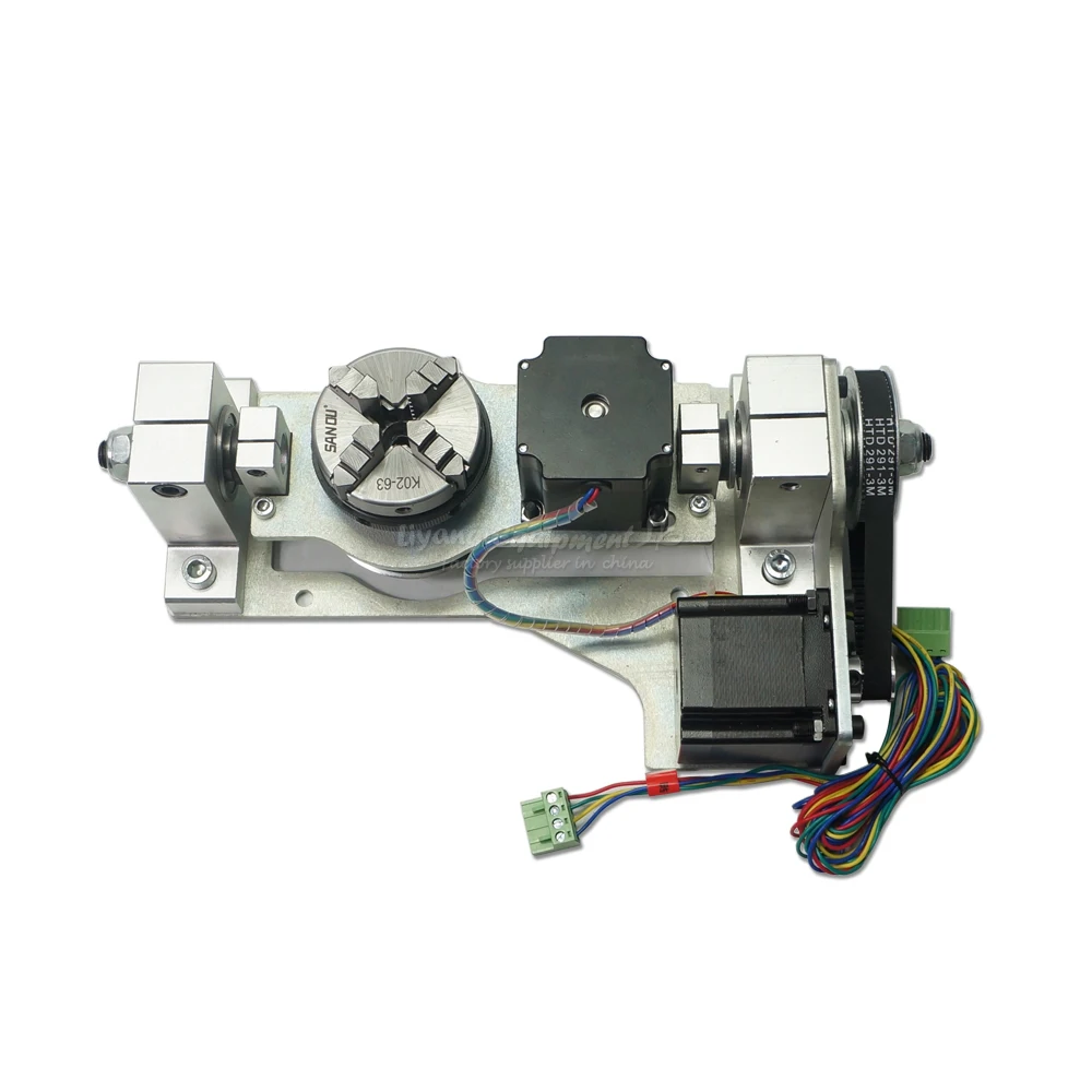 CNC machine parts Rotary axis with table 5th axis update from 3 4th axis 3020 3040 6040 wood router