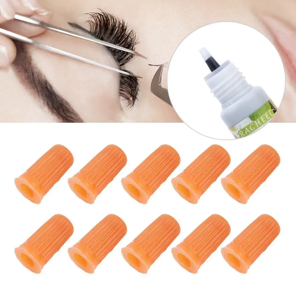 

10pcs Eyelash Glue Bottle Plug Blocking Needle for Eyelash Extensions Tools Eyelash Glue Tool Fake Eye lashes Beauty