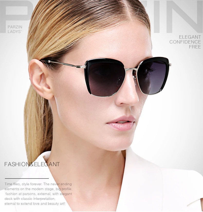 PARZIN новые женские солнцезащитные очки элегантные женские винтажные Поляризованные солнцезащитные очки для вождения
