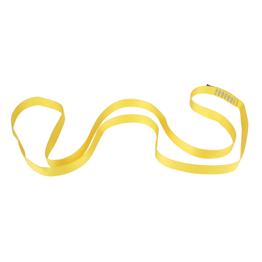 2pcs 23mm Nylon Sling Runner 35kN Rock Climbing Loop Lightweight Durable Descending Webbing Strap