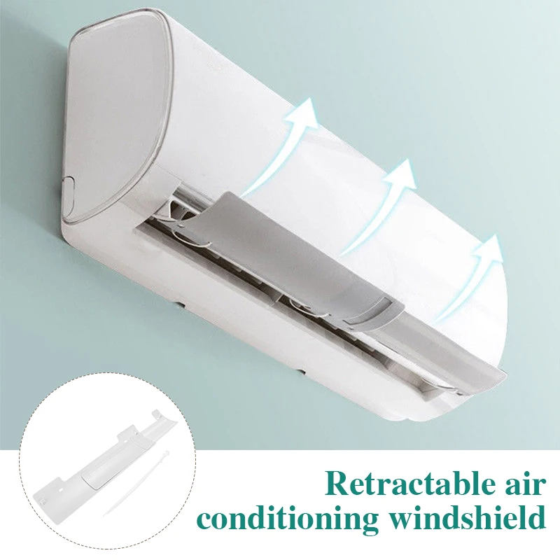 

Windguard Air Damper Air Conditioning Windshield Plastic Baffle Restaurant Extensible Durable Plastic