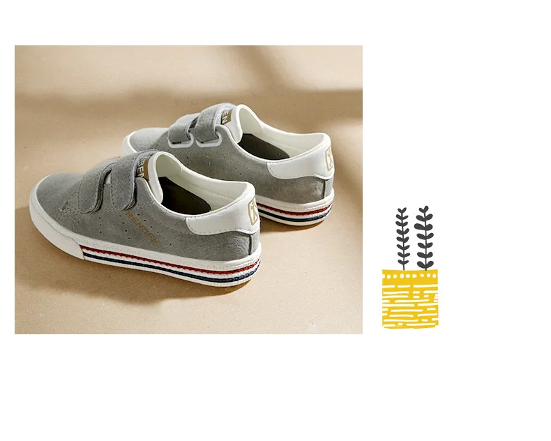 Kids shoes boys pigskin leather child spring autumn new boys girls shoes children casual shoes students running shoes