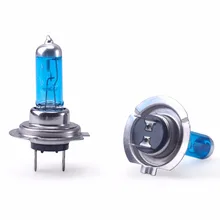 2 шт. огни автомобиля Авто h7 лампочка 55 w 6000 k Галогенные белые противотуманные галогеновые лампы для фар фара головного Света 12В Автомобильный Стайлинг D0020