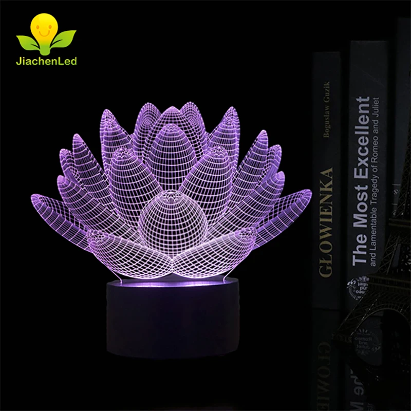 

Small Night Light 3D Flower Lamp Children's Bedside Sleep Light