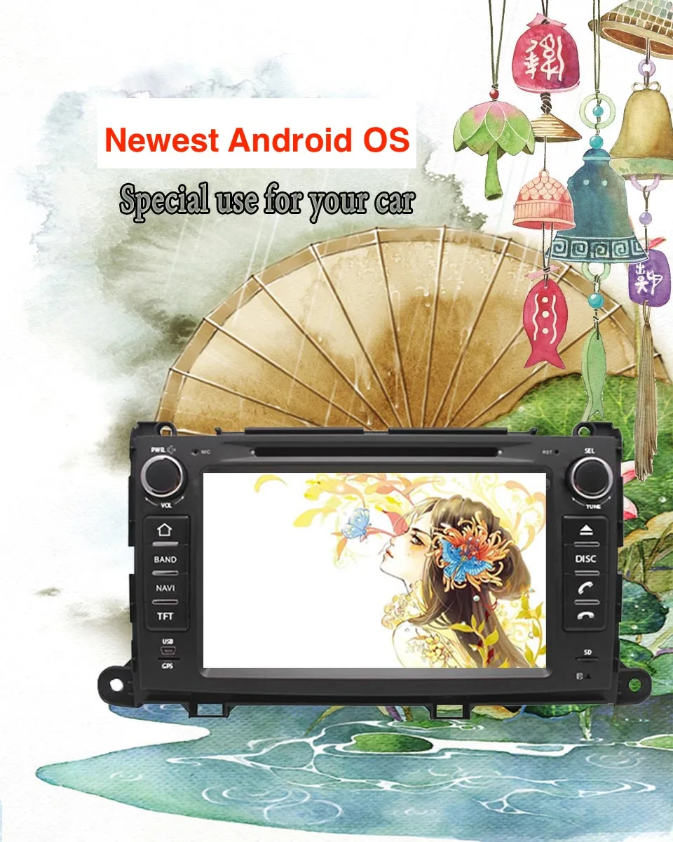 Perfect Octa Core 8" HD Touch screen Android 9.0 Car GPS Navigation 1080P Video Car DVD Player for Toyota Sienna 2010-2018 Tape Recorder 3