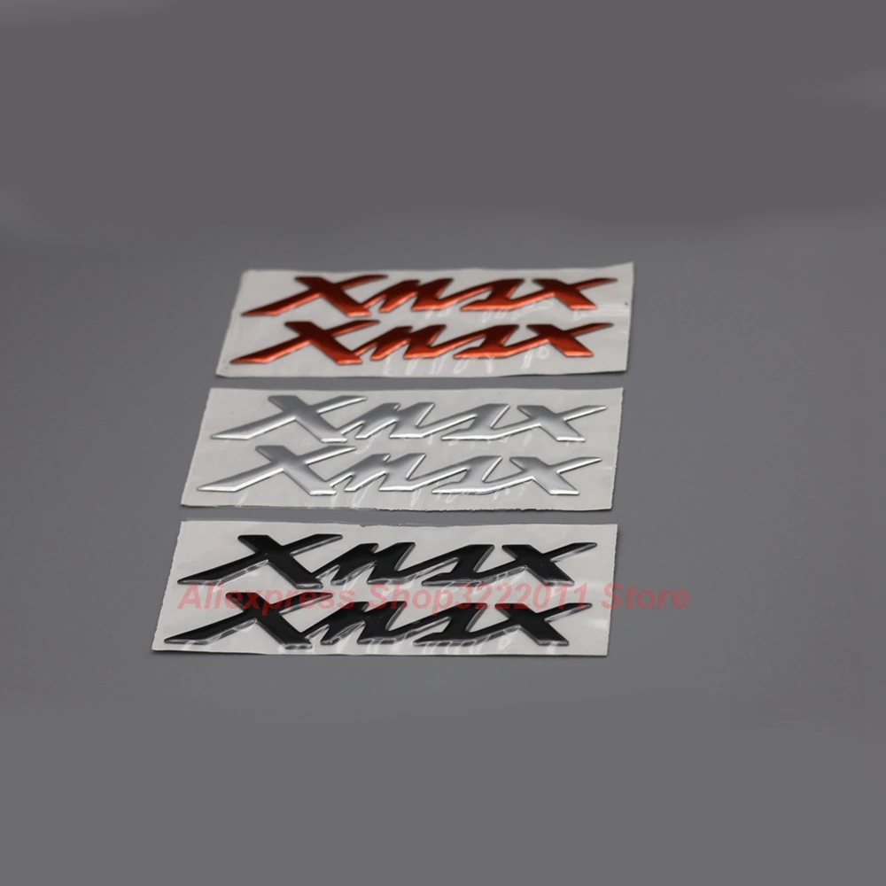 

Motorcycle Raised Tank Emblem Badge Decal 3D Logo "XMAX" Sticker For Yamaha X-MAX XMAX 125 250 400