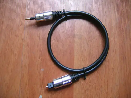 

For Short TOSLINK to Optical Optic 3.5mm Mini-Plug 1/8" Cable cord 0.5M