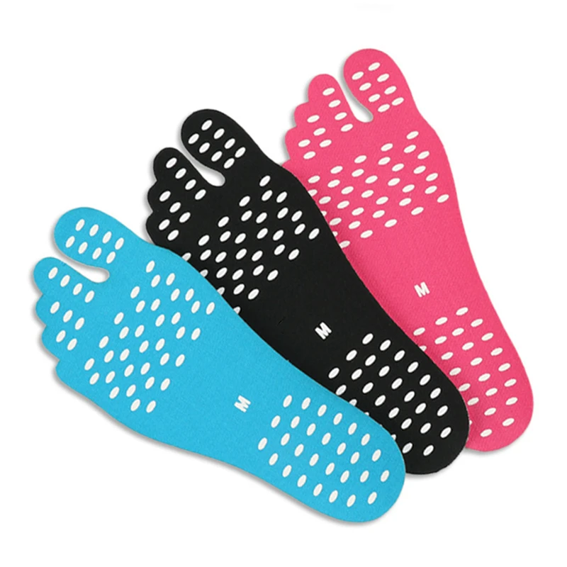 

1Pair Soft Adhesive Foot Pads Feet Stickers Stick On Soles Flexible Feet Protection Home Beach Protection Supplies