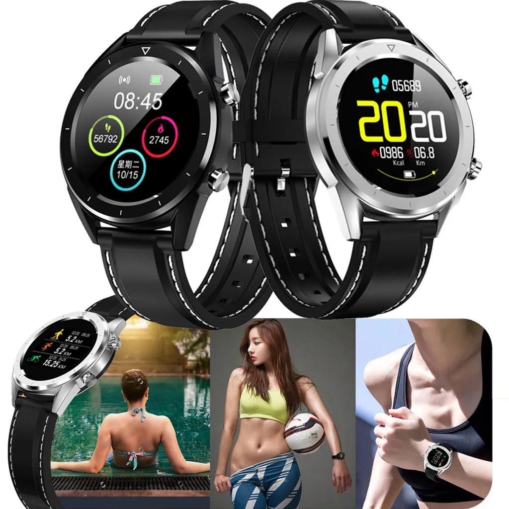 

DT28 ECG Blood Oxygen Blood Pressure Heart Rate Monitor Sports Smart Watch Appearance material top shell