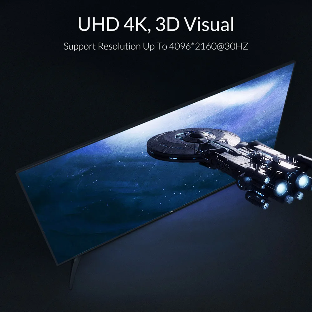 Unnlink HDMI 3 вход 2 выхода разветвитель переключатель v1.4 поддержка UHD 4 k @ 30 Гц с ИК