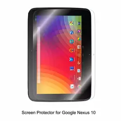 Ясно ЖК-дисплей Пленка ПЭТ к царапинам/анти-пузырь/Сенсорный отзывчивый Экран Защитная крышка для Google таблице nexus 10