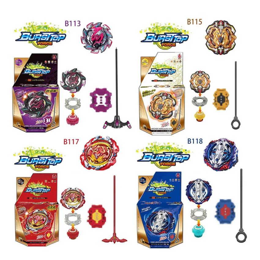 Новый Beyblade лопающиеся игрушки B-117 B-118 B-115 B-113 B-113 bables Bayblade Toupie Металл фьюжн Бог спиннинг Топ Bey лезвия игрушки