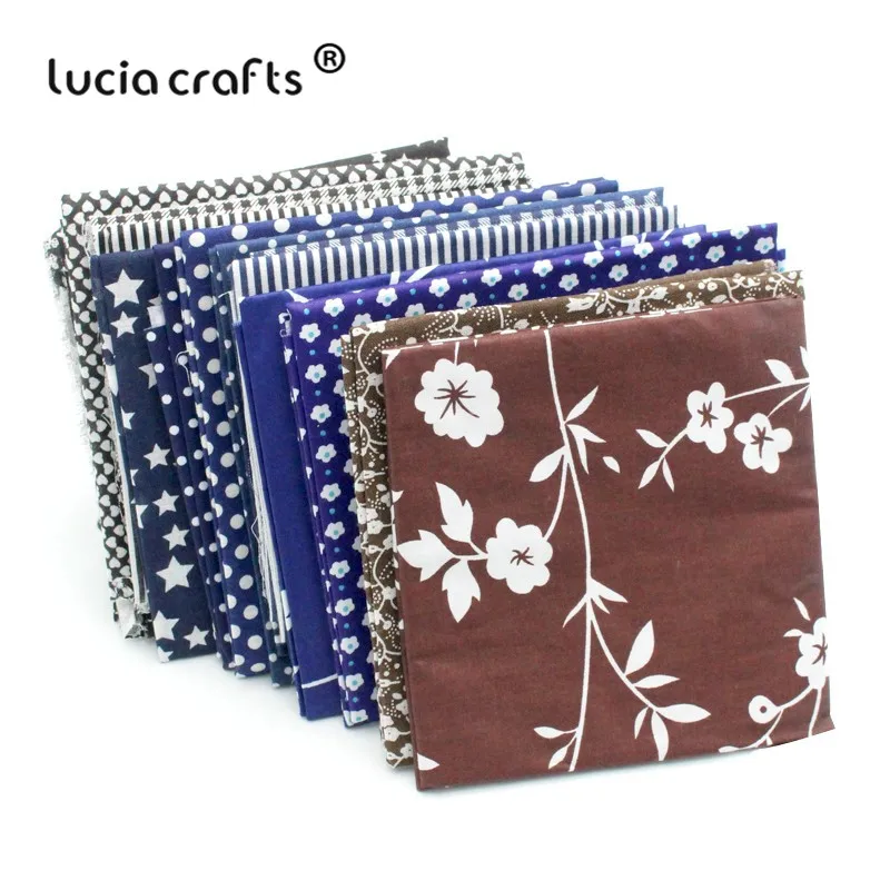 Lucia crafts 25*25 см хлопчатобумажная ткань Лоскутная пачка ткани Тильда Ткань для шитья DIY tecido квилтинг H0903