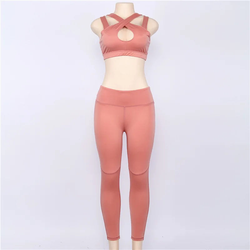 Kezrea, 2 предмета, сексуальный комплект для йоги, спортивная одежда для женщин, костюм для фитнеса, одежда для спортзала, бесшовный спортивный бюстгальтер, леггинсы, тренировочные костюмы для бега