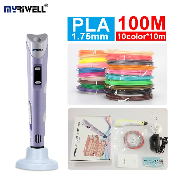Special Offers Myriwell 2nd 3D printing Pen, 1.75mm PLA,LED  display,3D Creativity Pen,Child's best Christmas/birthday gift,3D Doodle Arts pen Special Offers Myriwell 2nd 3D printing Pen, 1.75mm PLA,LED  display,3D Creativity Pen,Child's best Christmas/birthday gift,3D Doodle Arts pen