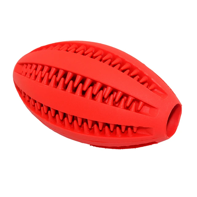 Pet Dog Toys Soft Rubber Ball Toy Funny Interactive Elasticity Ball Dog Chew Toys For Large Dog Tooth Cleaning Ball Of Food