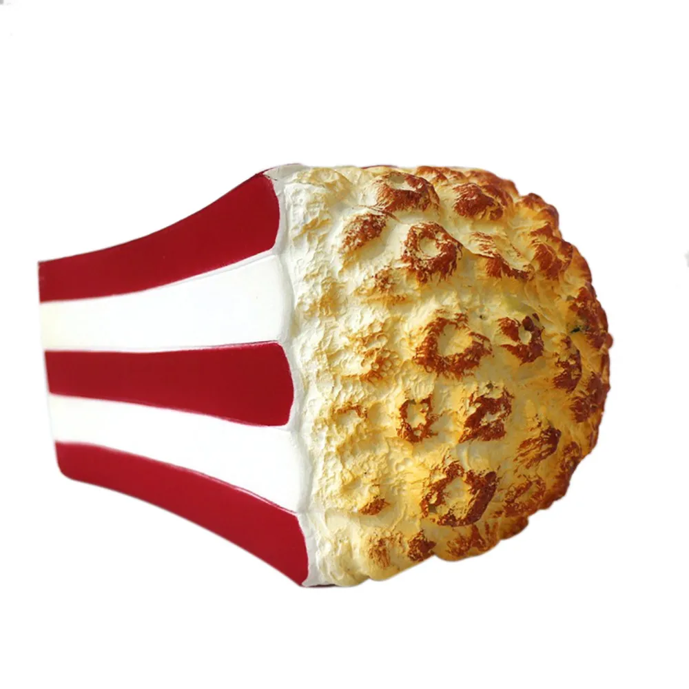 Новейшая Jumbo Squeeze Popcorn Squishy Bread милая мягкая медленно поднимающаяся поп Кукуруза с
