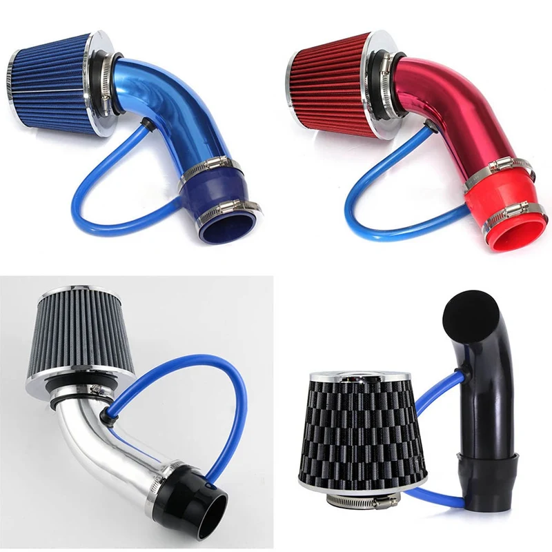 

Car Engine Intake Pipe Air Filter Mushroom Head Productivity Air Filter 76MM Inlet Air Filter High Flow High Cold Air Cone