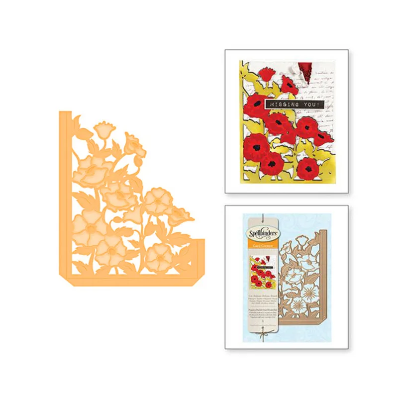 

Naifumodo 1 Pcs/lot Metal Cutting Dies Scrapbooking For Card Making DIY Embossing Cuts New Craft Flower Cover Girdle