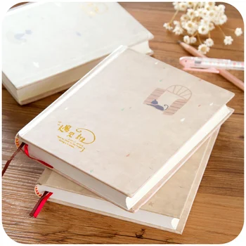 

1pc Lovely Color Page Diary Notepad Creative Blank Notebook Thick Notebook Personal Planner