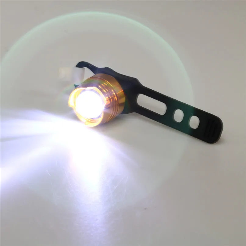 Practical LED Bicycle Bike Front Rear Tail Helmet Flash Light Safety Warning Lamp Fine light reflectors #2M17 (13)