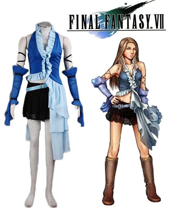 

Free Shipping Final Fantasy X Yuna Singing Uniform Game Cosplay Costume